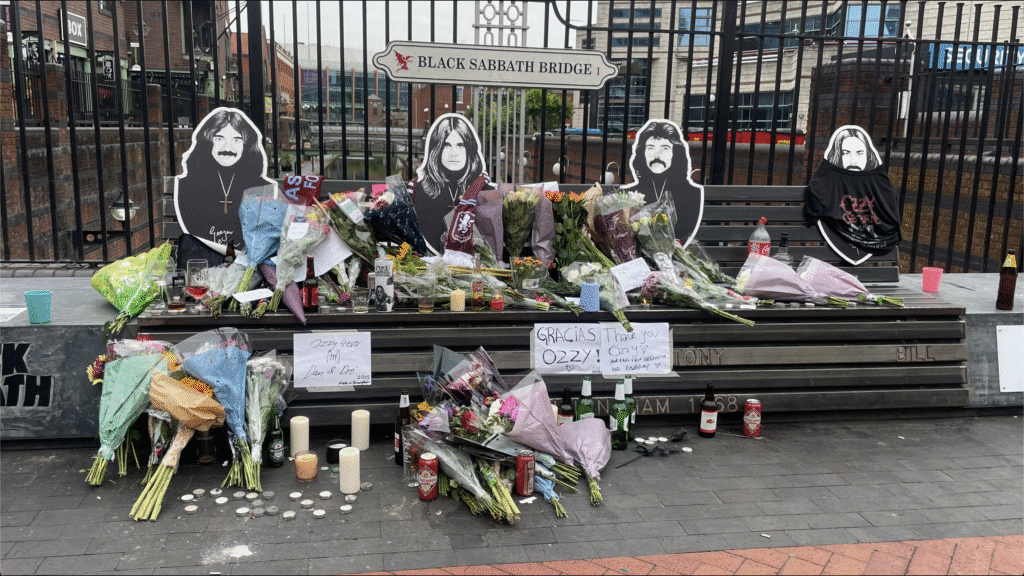 Drake Joins Grieving Fans in Birmingham to Honor Ozzy Osbourne: A Midnight Tribute to the Prince of Darkness